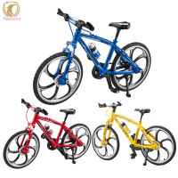 1:8 Simulation Mountain Bike Flat Head Alloy Sliding Steering Bicycle Model Ornaments For Collection Home Decoration