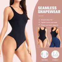 Womens New Tummy Control Butt Lifter Body Shaping Underwear High Elastic Sleeveless Thong Jumpsuit