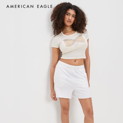 American Eagle Long Life Tiny Top เสื้อยืด ผู้หญิง ไทนี่ (NWTS 037-8761-106)