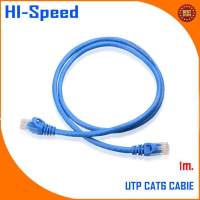 UTP CABLE CAT6  1 M. สายแลนแบบกลม CAT6 ยาว 1 เมตร