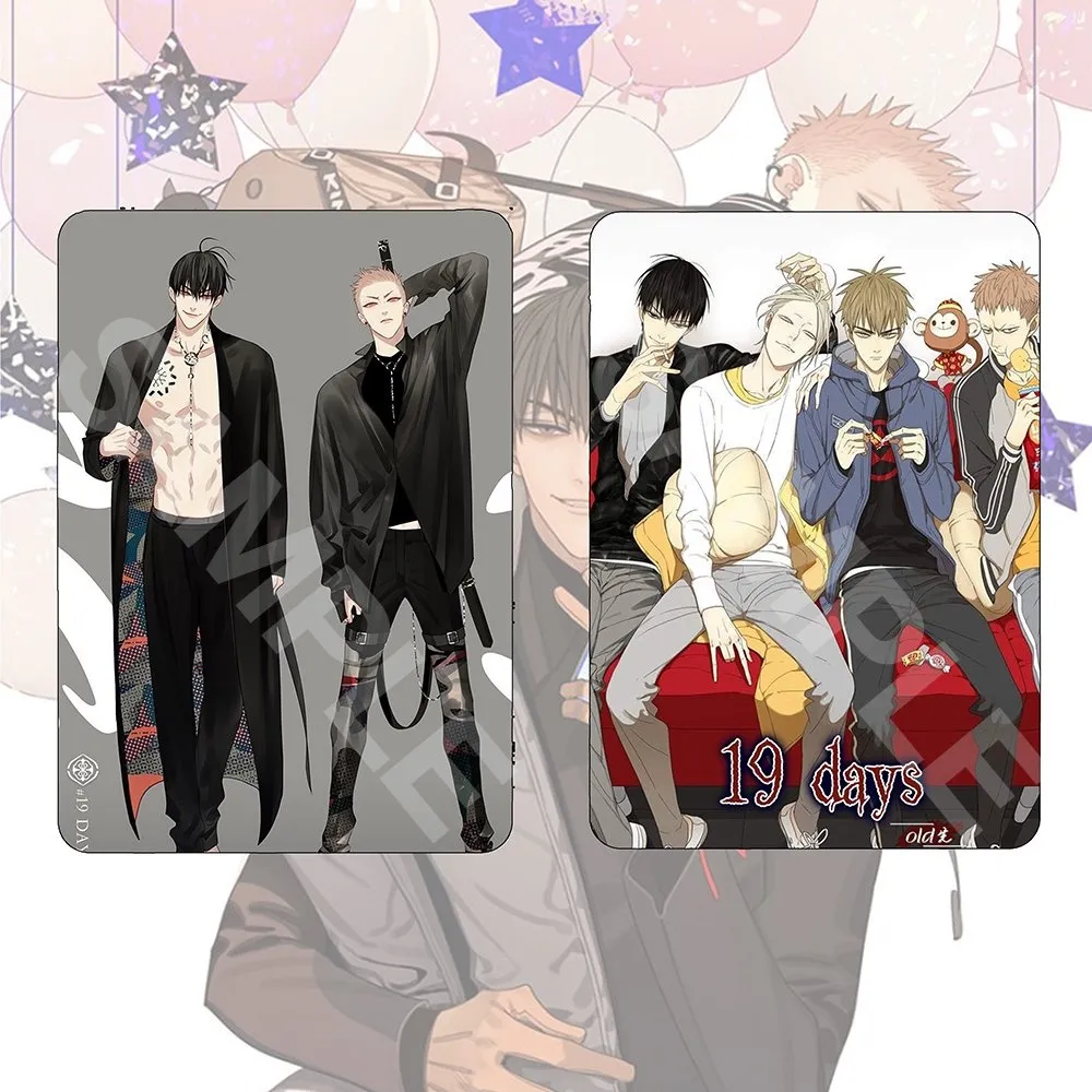 1 tấm) Ảnh card bo góc in hình 19 DAYS OLD XIAN manhua thẻ bo viền ...