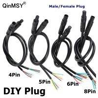 DIY 5Pin 6Pin ชายหญิงเสียบรถ DVR กล้องส่วนต่อขยายสายเคเบิ้ล HD ตรวจสอบยานพาหนะมองหลังสำรองกล้องลวด0.5เมตร1.2เมตร3เมตร