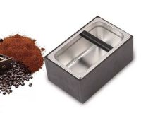 ถังเคาะกากกาแฟ กล่องไม้+ถังสแตนเลส ที่เคาะกากกาแฟ Coffee Knock Box? มีพร้อมส่ง