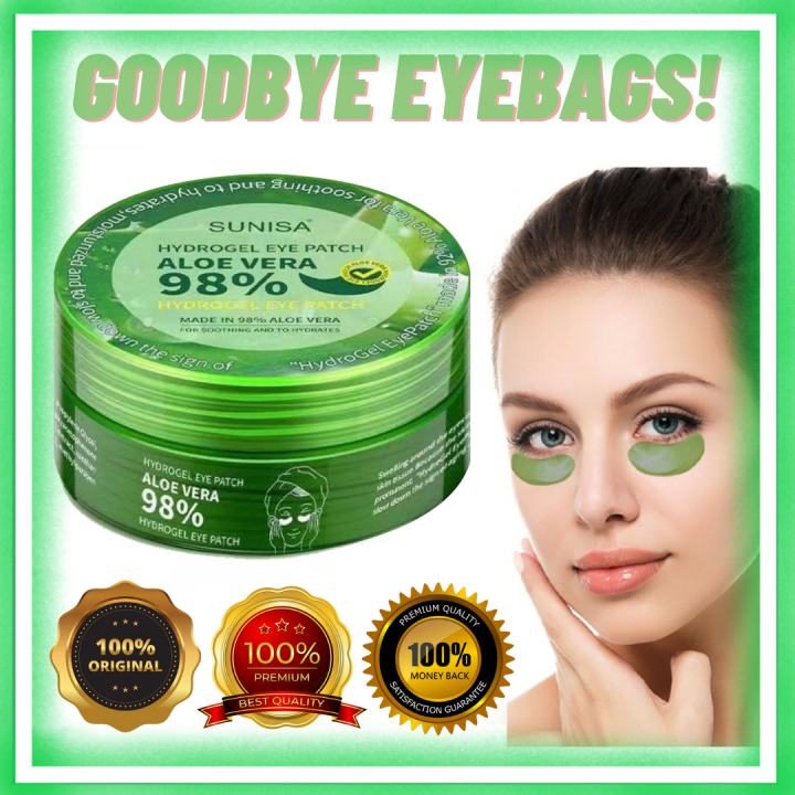 SUNISA ALOE VERA 98 WITH COLLAGEN HYDRO GEL EYE PATCH Collagen Skin