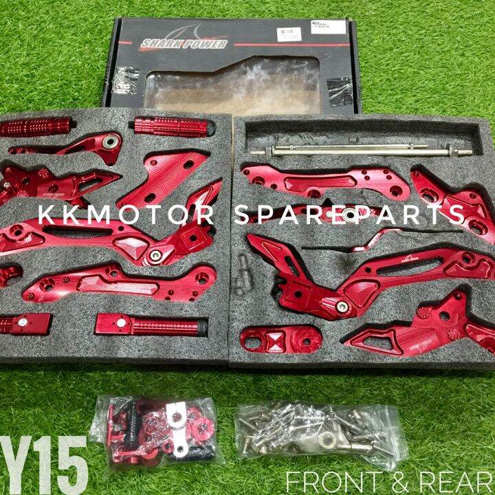 🦈 SHARK POWER Y15ZR Y15 / LC135 FOOTREST SET Lazada