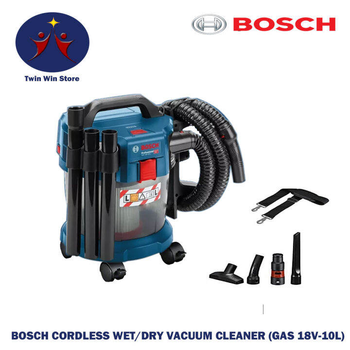 BOSCH CORDLESS WET/DRY VACUUM CLEANER (GAS 18V10L) Lazada PH