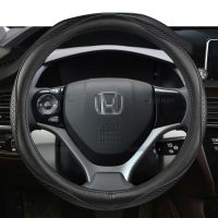 Genuine Leather Car Steering Wheel Cover 36cm for HONDA CIVIC 2004 2006 2007 2008 2009 2012 2013 2014 Auto Accessories Steering Wheels Accessories