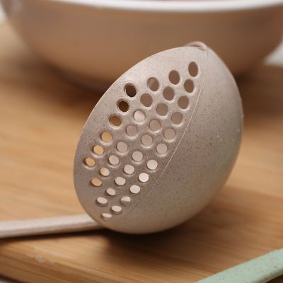 2 In 1 Handle Soup Pot Spoons Colander Utensils Scoops Plastic Ladle Tableware Tools Accessories