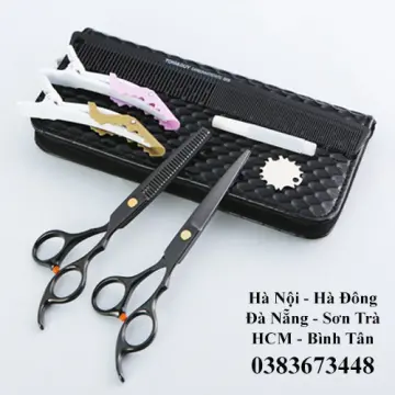 Bộ dụng cụ và phụ kiện kéo cắt tóc dành cho nam nữ Hairdressing Scissors Kit