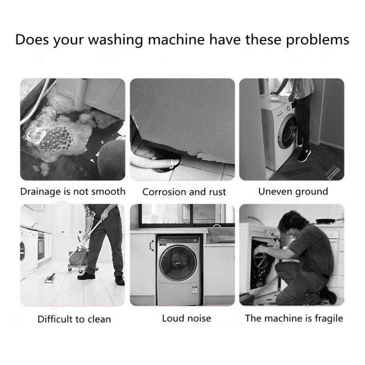 4PCS WASHING MACHINE SHOCK PROOF STAND HEAVY DUTY Lazada PH