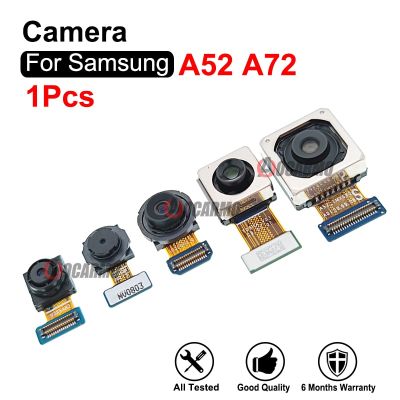 ของแท้สำหรับ Galaxy A52 A72หน้าระยะไกลของกล้องมาโครด้านหลังชิ้นส่วนอะไหล่โมดูลกล้องหลังกว้าง