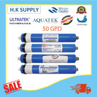 ไส้กรองน้ำ Aquatek เมมเบรน 50 GPD RO Membrane เลือกยี่ห่อ Aquatek , Ultratek , Treatton , Unipure , Filmtec , Hydromax , Fastpure  ไส้กรองเมมเบรน เครื่องกรองน้ำ KeenSen HiDROTEK Silvertec Colandas