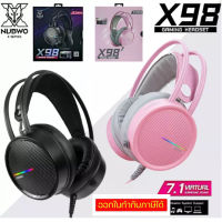 NUBWO X98 7.1 Surround Sound Gaming Headphone หูฟังเกมมิ่ง หูฟัง ช่องเสียบ USB