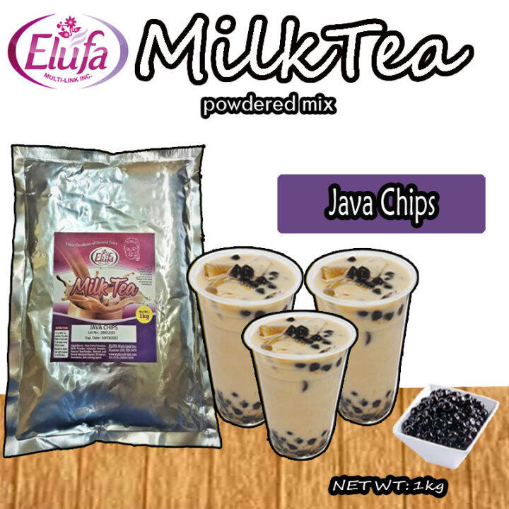 Elufa Milk Tea Java Chips Flavor 1kg Lazada PH