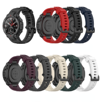 สำหรับ Xiaomi Huami Amazfit T-Rex Pro เปลี่ยนนาฬิกาวงสร้อยข้อมือซิลิโคนอ่อนนุ่มสายรัดข้อมือสำหรับ Amazfit T Rexpro สายนาฬิกาข้อมือ