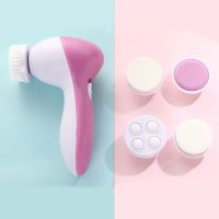 ZZOOI Massage Chairs &amp; Massager 5 in 1 Face Cleansing Brush Silicone Facial Brush Deep Cleaning Pore Cleaner Face Massage Skin Care Waterproof Facial Brush Massage Chairs &amp; Massager