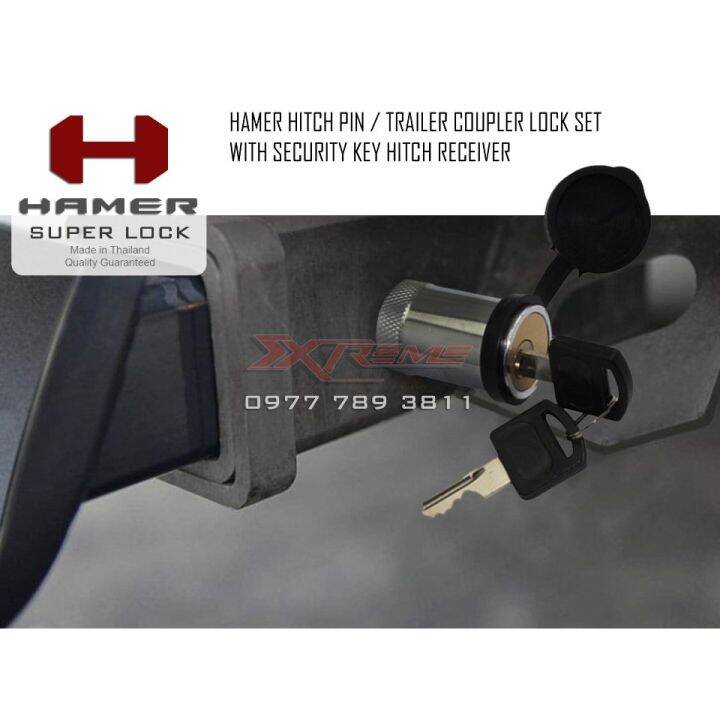 HAMER SUPER LOCK, Hitch Pin Trailer Coupler Lock Set ( car accessories