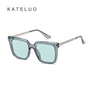 Kính râm KATELUO a0718 vuông gọng nylon che nắng cho nam nữ