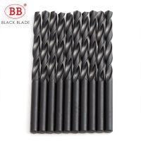 BB Twist เจาะ Bit HSS Black Oxide Tiny Micro Mini Diameter 0.2mm ~ 20mm Hole 10PCS สําหรับไม้โลหะ PVC HSSCo Cobalt