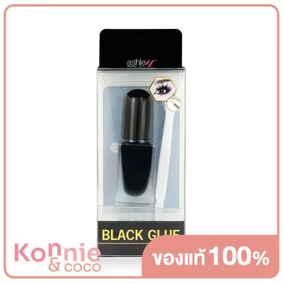 Ashley Eyelash Black Glue 6ml แอชลี่ย์ กาวติดขนตาปลอมเนื้อกาวสีดำ ติดแน่น เนียนไปกับขนตาปลอม