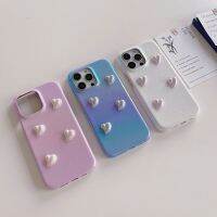 เคสซิลิโคนโทรศัพท์สีไล่ระดับสีแบบเลเซอร์แฟชั่นน่ารักสำหรับ IPhone 14 Pro Max เคสป้องกันกันกระแทกอย่างหนักสำหรับ IPhone 11 12 13 Pro ปกสูงสุด