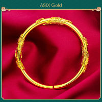 ASIX GOLD สร้อยข้อมือชุบทอง 24K สร้อยข้อมือเถาวัลย์อะคาเซีย กําไลข้อมือผู้หญิง สีไม่ดําคล้ํา ไม่ลอกออก ของขวัญชั้นเลิศ