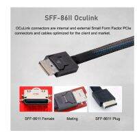 PCIe to SFF-8611 Adapter,Oculink SFF-8611 to PCIe PCI-Express 16X 4X Adapter with SATA Power Port for Mainboard Graphics