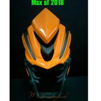 ชิวหน้า หน้ายักษ์  MSX SF สีตรงรุ่น ปี 2018 งาน ABS สีส้ม