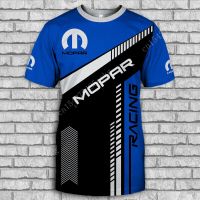 Mopar Brand New T-shirt High-quality Harajuku Oversized T Shirt 3D Anime Round Neck Short-sleeved Mens Casual Graphic Tshirt