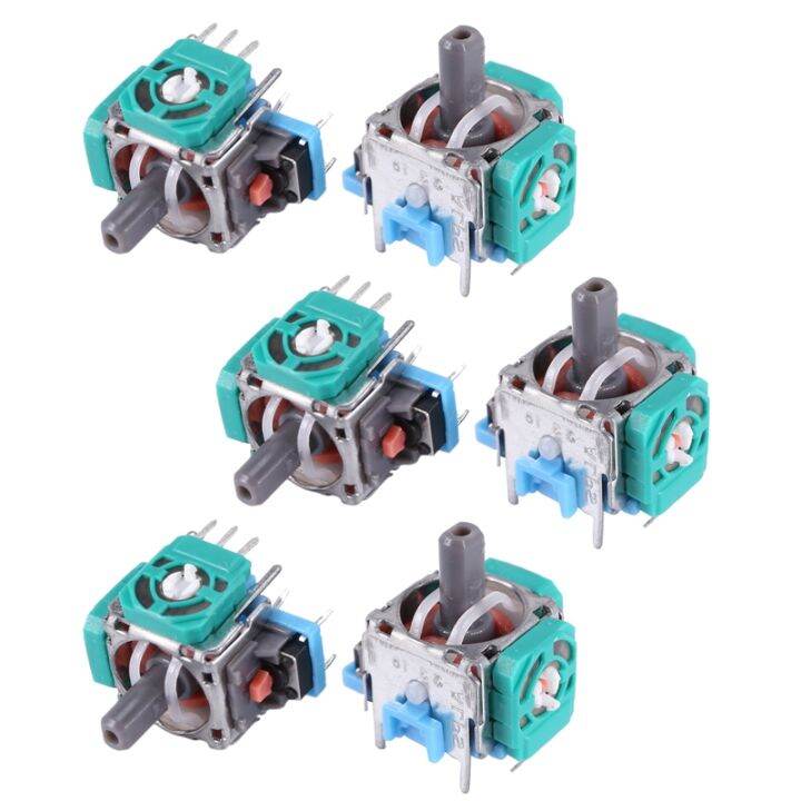 6Pcs/Lot Right / Left Joystick 3D Analog Stick Sensor for Playstation 4