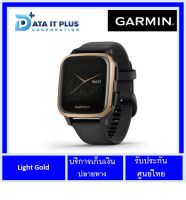 นาฬิกา Garmin รุ่น Venu Sq – Music Edition สายสีดำ กรอบสี Light Gold