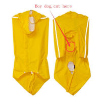 Large Dog Raincoat Big Dog Clothes Waterproof Coat Jacket Husky Labrador Golden Retriever Clothing Border Collie Pet Jumpsuit