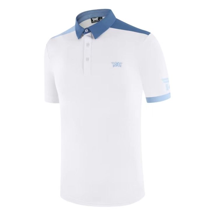 descennte-ping1-utaa-castelbajac-w-angle-pearly-gates-mizuno-new-summer-golf-short-sleeved-new-mens-half-sleeve-quick-drying-leisure-ball-clothing-high-end-breathable-slim