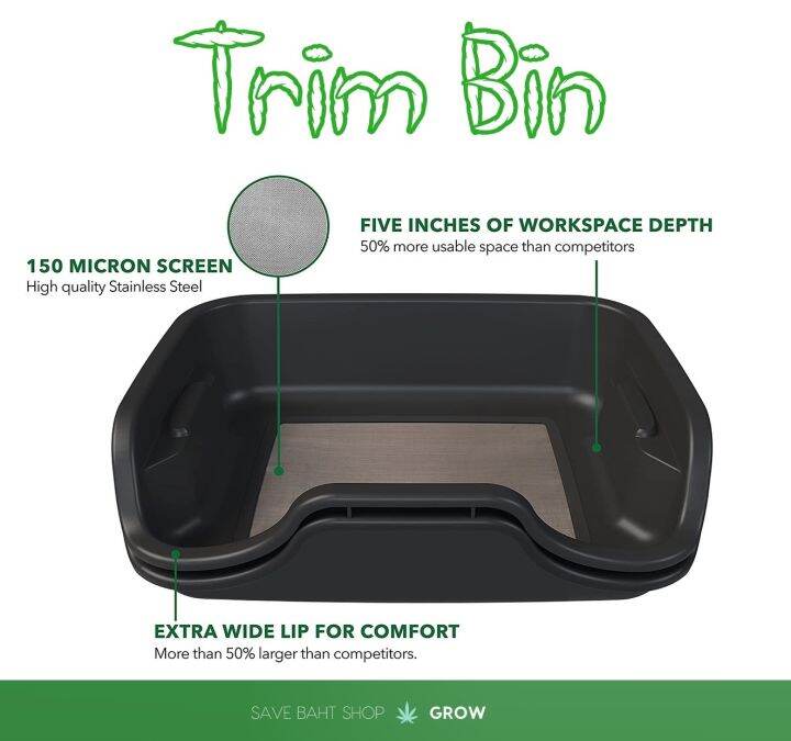 มาใหม่! Trim Bin Trimming Tray ถาดทริมใบไม้ ถาดทริมดอก ถาดทริม ถาดทริม