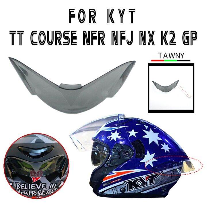 KYT Helmet Accessories Spoiler For KYT TT Course NFR NFJ NX K2 GP Kyt