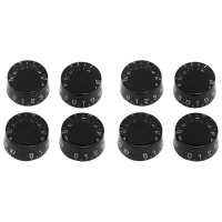 8Pcs Electric Guitar Top Hat Knobs Speed Volume Tone Control Knobs Compatible for Les Paul LP Style Guitar
