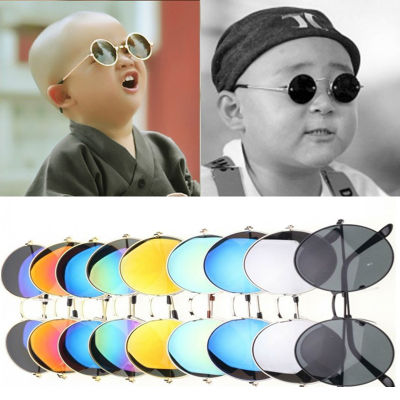 Retro เด็กแว่นกันแดดปกป้อง UV เด็ก Gilrs แว่นตากันแดด Vintage Boy สาวแว่นตาสตรีทสไตล์การถ่ายภาพ Props UV400