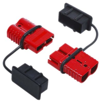 【YF】 2pcs/set 50A Battery Trailer Pair Plug Quick Connector Kit Connect Disconnect Winch Electrical Power Cables Connectors