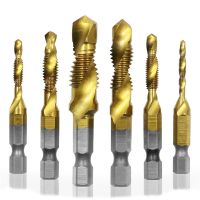 【cw】 6Pcs M3-M10 Shank Titanium Plated Screw Thread Metric Bits 【hot】