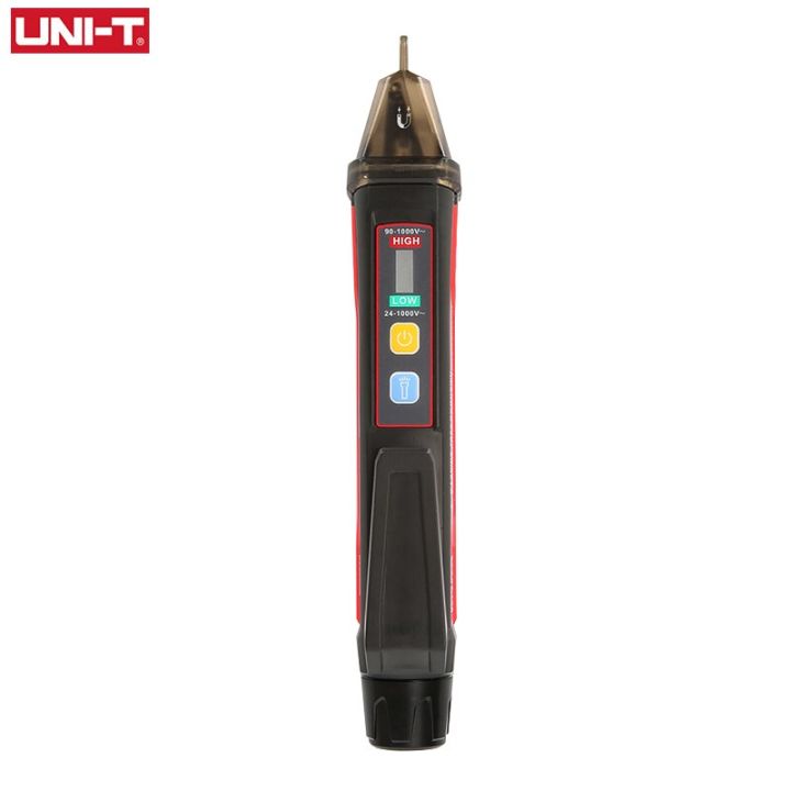 uni-t-ซ็อกเก็ต-ut12m-ut12e-ที่ผนังตัวบ่งชี้เครื่องตรวจจับแรงดันไฟฟ้า-ac-24v-1000v-ไม่สัมผัสกระแสโวลต์เครื่องตรวจจับกระแสไฟฟ้าปากกาทดสอบ