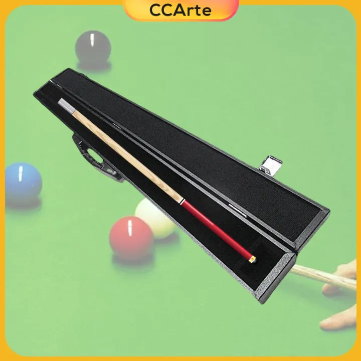CCArte Snooker Billiard Cue Case PU Leather Exterior Heavy Duty Hard