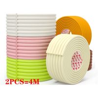 卐❏❍ 4M Child Protection Table Bumper Strip Child Protection Corner Guard Protector Baby Safety Guards Edge Solid Angle Rubber Bumper