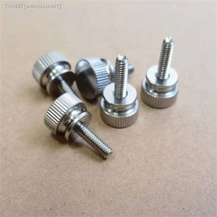 2-10pcs-m2-m2-5-m3-m4-m5-m6-stainless-steel-step-knurled-thumb-screw-hand-tighten-curtain-wall-glass-lock-screws