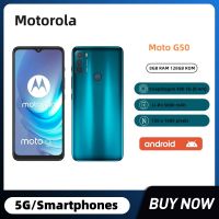 Motorola Moto G50 5G 6.5inches 8GB RAM 128GB ROM 48MP Triple Camera Fingerprint Android ปลดล็อคโทรศัพท์มือถือ