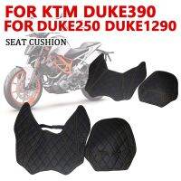 สติ๊กเกอร์ที่นั่งรถจักรยานยนต์สำหรับ KTM Duke250 Duke390 Duke1290ดยุค390 250 1290กันลื่นฉนวนความร้อนระบายอากาศได้เบาะหนังโปร