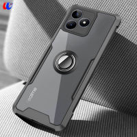 เคส RealmeC53ไฮบริด SGP สำหรับ Realme กรอบ TPU อะคริลิคใส C53ด้านหลังเคสสำหรับ Realme Realmi C 53 C55 53C 4G แหวนแม่เหล็กยึดโทรศัพท์เกราะกันกระแทก Coques