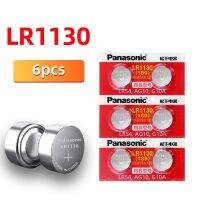 6ชิ้น/ล็อต Panasonic 1.5V AG10 LR1130โทรศัพท์มือถือ LR 1130อัลคาไลน์ AG10 389 LR54 SR54 SR1130W 189 LR1130ปุ่ม