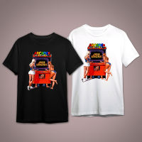 เสื้อยืดคอกลม สกรีนลาย ARCADE GAME CLASSIC แขนสั้น  ผ้า COTTON 100%