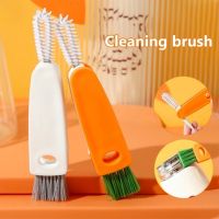 Starlux 3 In 1 Bottle Cap Brush Milk Bottle Brush Cup Cover Cleaning Brush Portable Multifunctional Lunch Box Groove Cleaning Brush