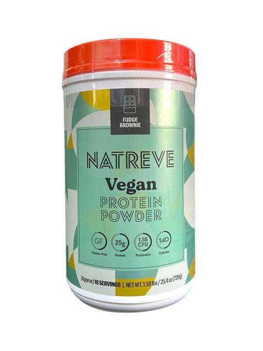 Natreve Vegan Protein Powder with Probiotics and Amino Acids 720g EXP